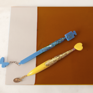 Canetas de resinas personalizadas