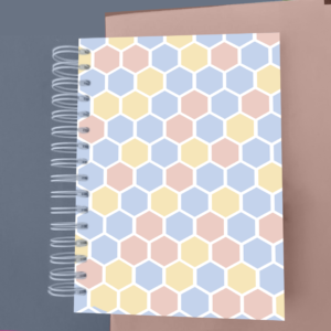 Caderno Coelho Branco A5 - Colmeia